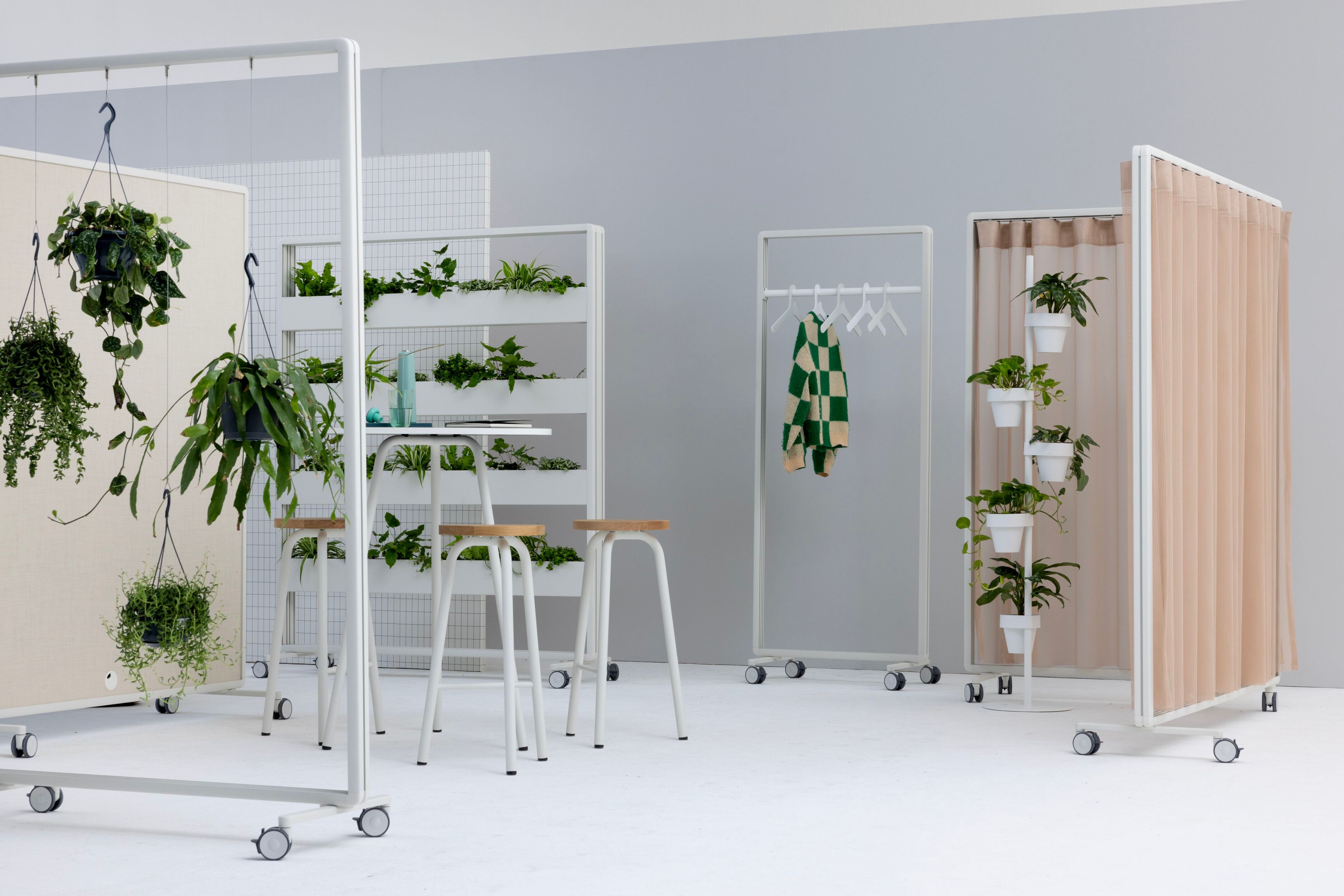 Стальная напольная подставка для горшков с порошковым покрытием Cascando SLIDE ARCH-00051757 - Вид №6