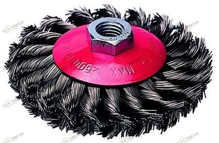 MAURER Конические щетки со стальной проволокой для электроинструментов sun-id-1432739