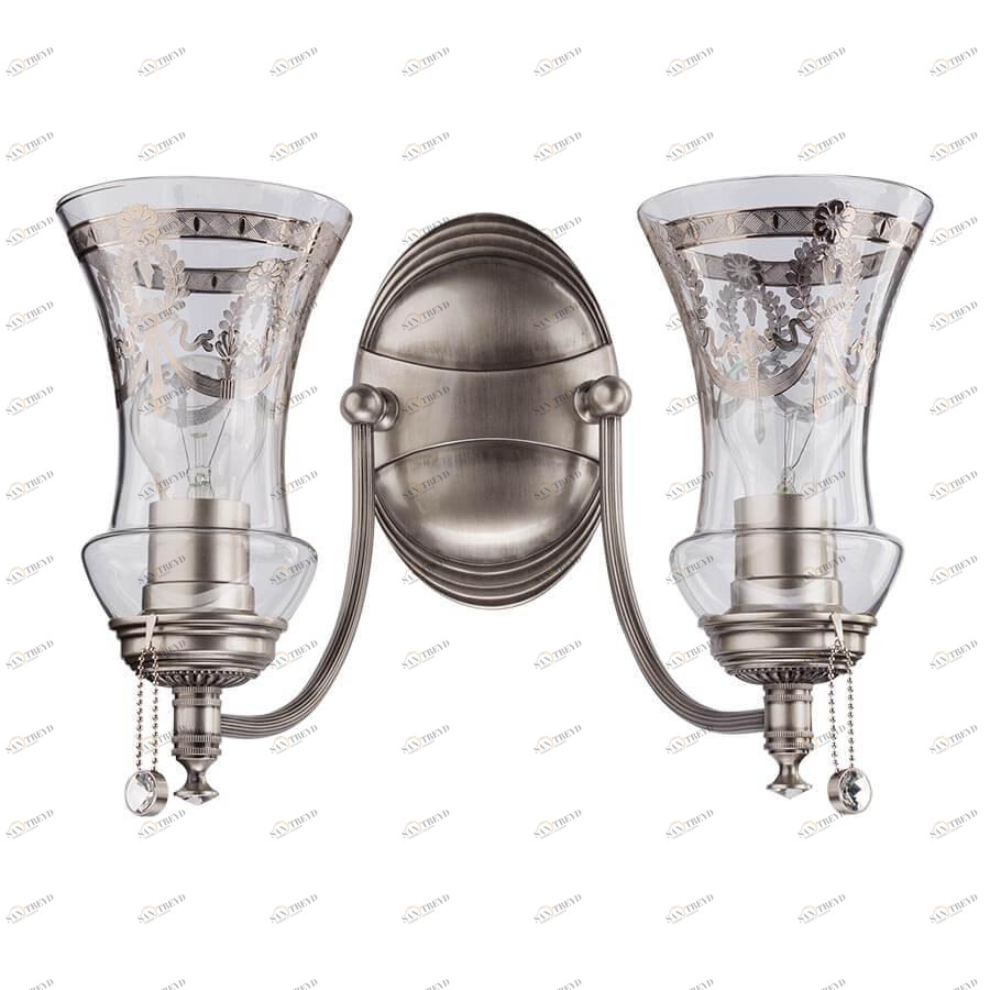 Бра настенное серебристое Kutek Nico NIC-K-2(N) KUTEK NICO 00-3888947 Серебро 