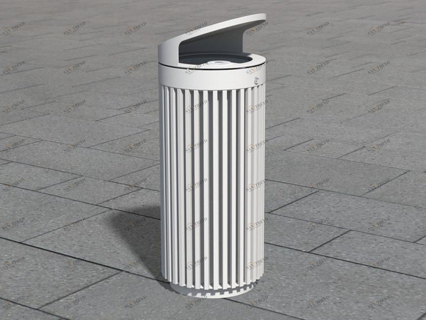 BENKERT BANKE Урна для мусора из нержавеющей стали с крышкой для улицы Litter bin sun-id-1369533