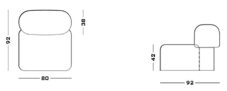 Тканевое кресло Secolo Yemeni ARCH-00114371 - Вид №4
