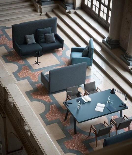 Tacchini Диван из ткани с высокой спинкой Highlife sun-id-1360792 - Вид №5