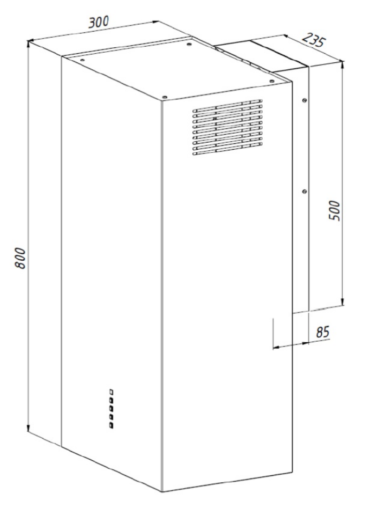 9102957 Вытяжка пристенная Akpo WK-4 Terra eco белый STDN-0131691 - Вид №8