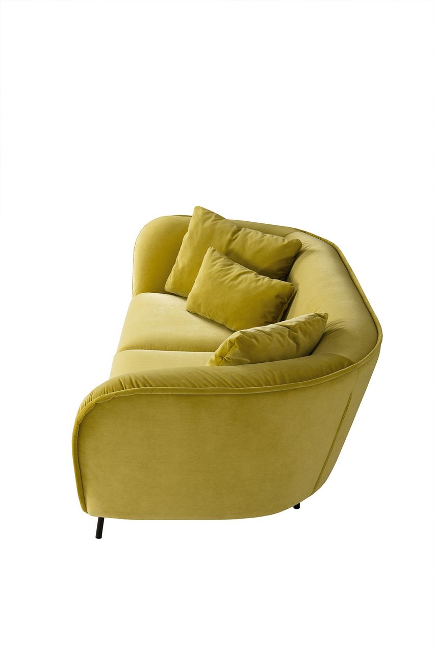 Диван Maja двухместный прямой желтый SITS ДИЗАЙНЕРСКИЕ, MAJA 192153 Желтый  - Вид №4