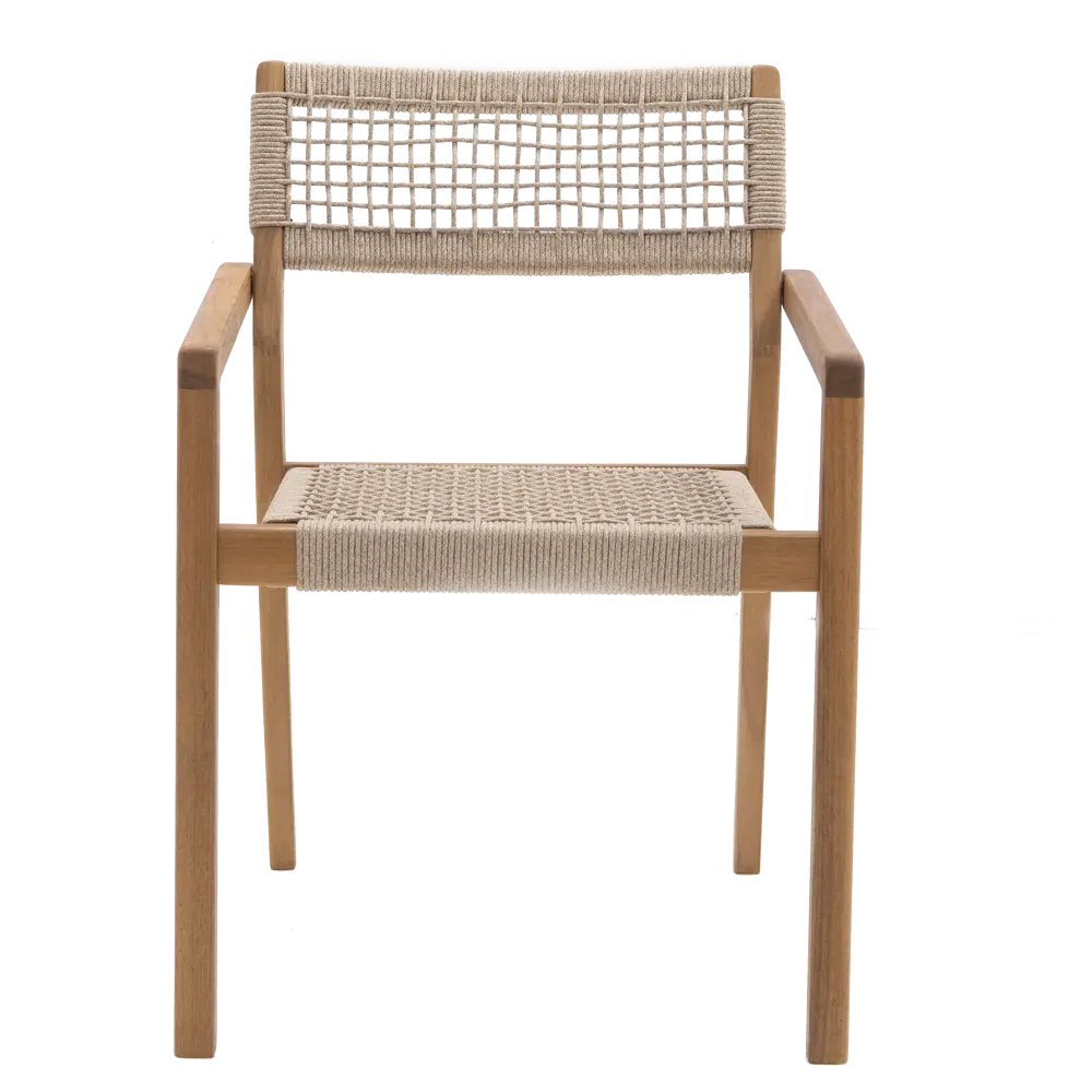 Кресло садовое Naterial Oasis 57x61x81 см акация цвет дерево 2 шт STLM-2014332 - Вид №2