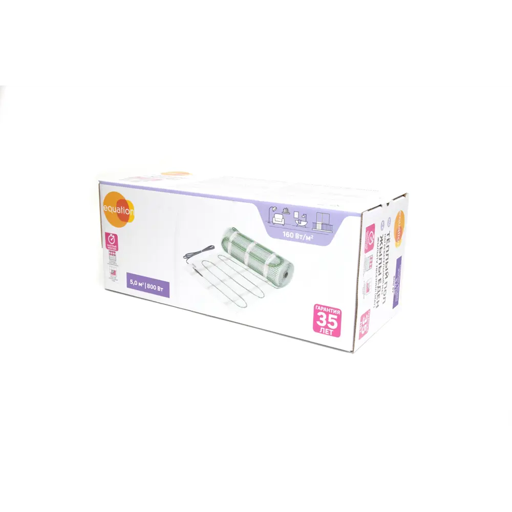 Equation: нагревательный мат для тонкого теплого пола 5 м² 89345969 STLM-0942715 - Вид №4