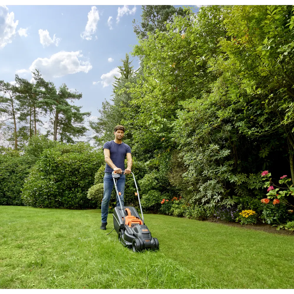 Газонокосилка электрическая Black&Decker BEMW 351, 1000 Вт, 32 см BLACK + DECKER STLM-2043797 - Вид №6