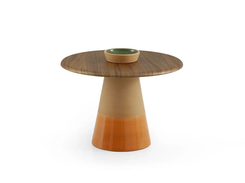 Журнальный столик из глины с деревянной столешницей Morica Design Высокая мода ARCH-00129625 - Вид №14