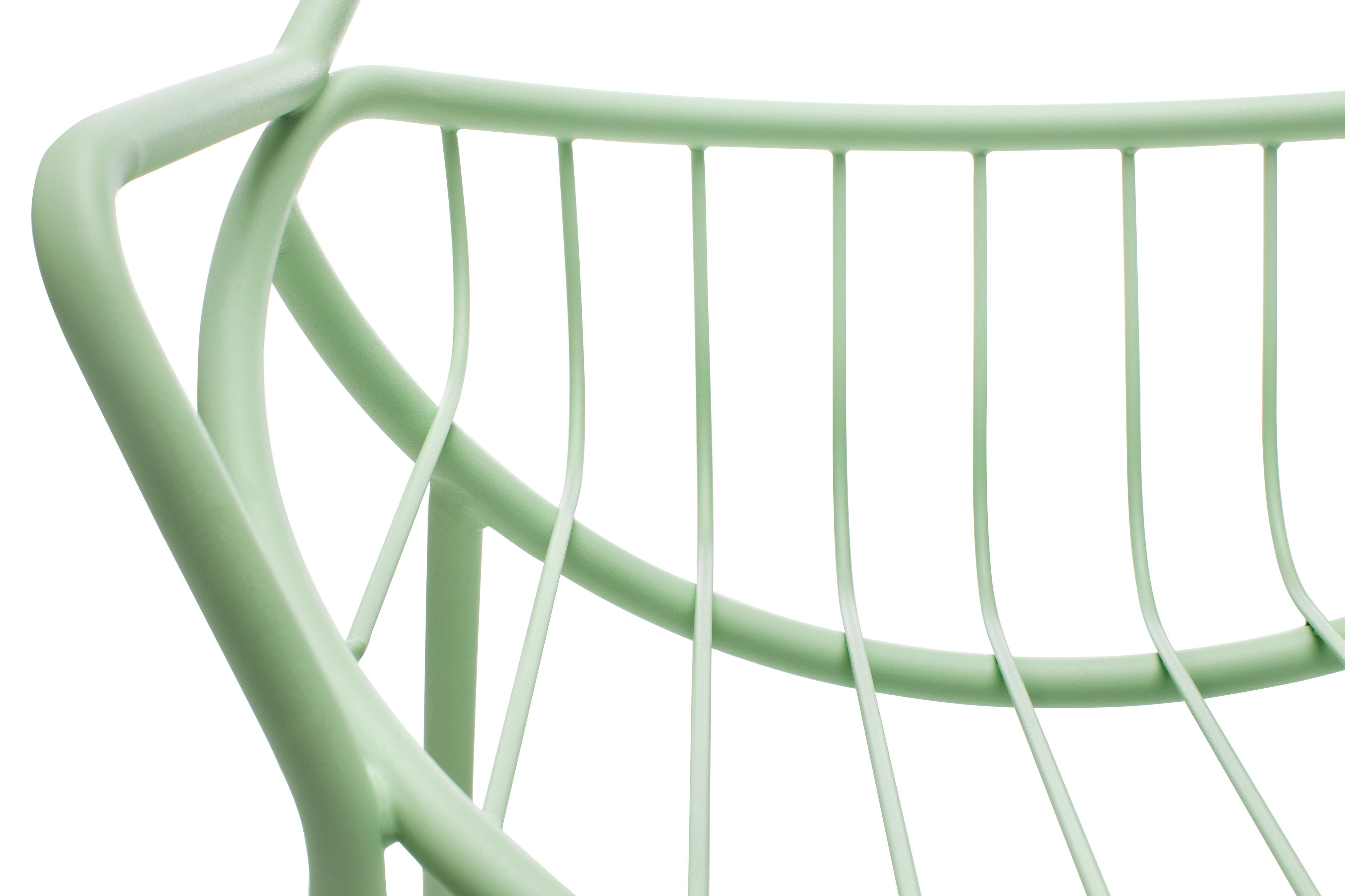 Стальной стул с порошковым покрытием с открытой спинкой Garda Furniture пузырь ARCH-00012461 - Вид №6