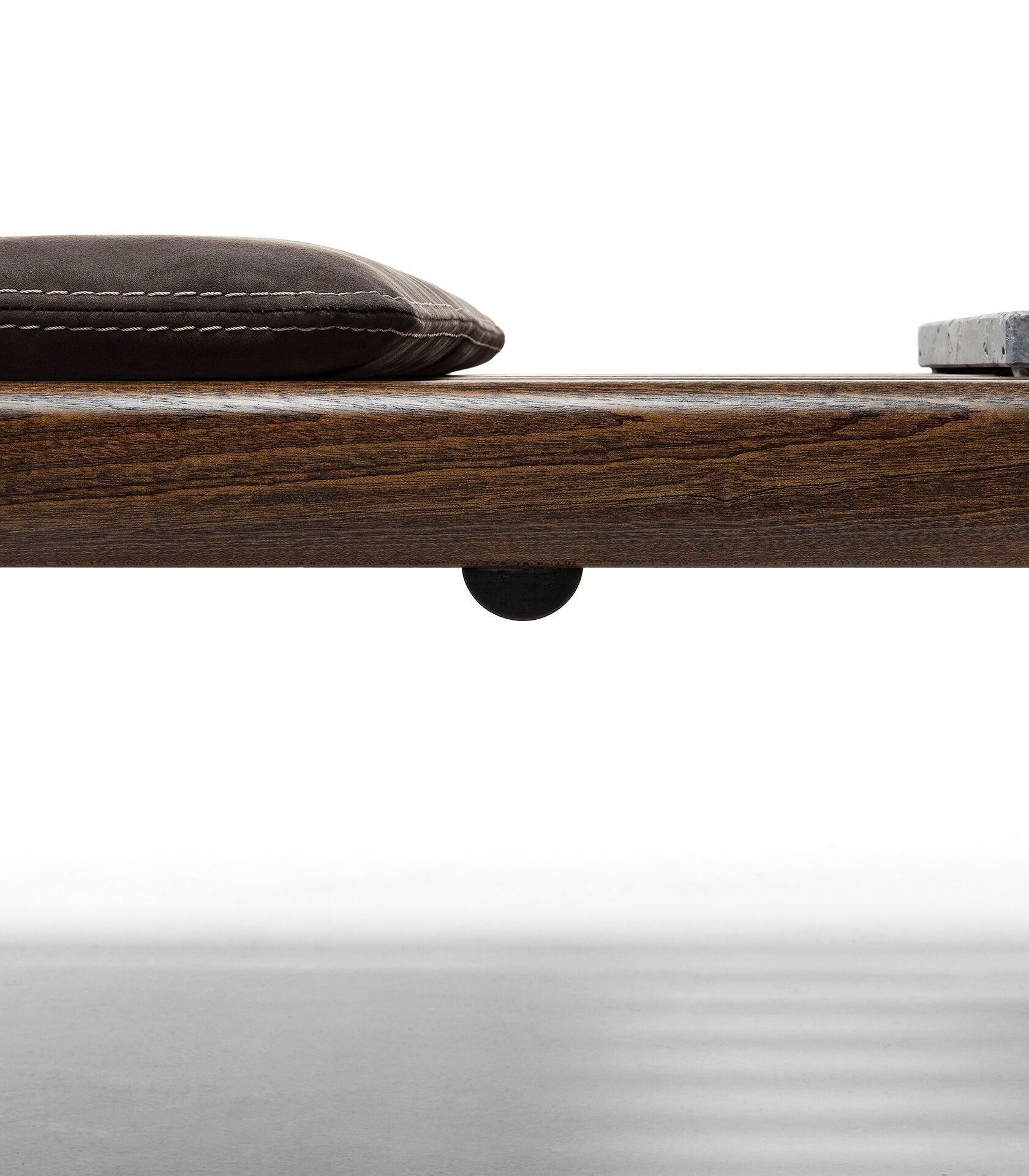 Низкий садовый столик из красного дерева и мрамора Exteta Panarea ARCH-00090767 - Вид №5