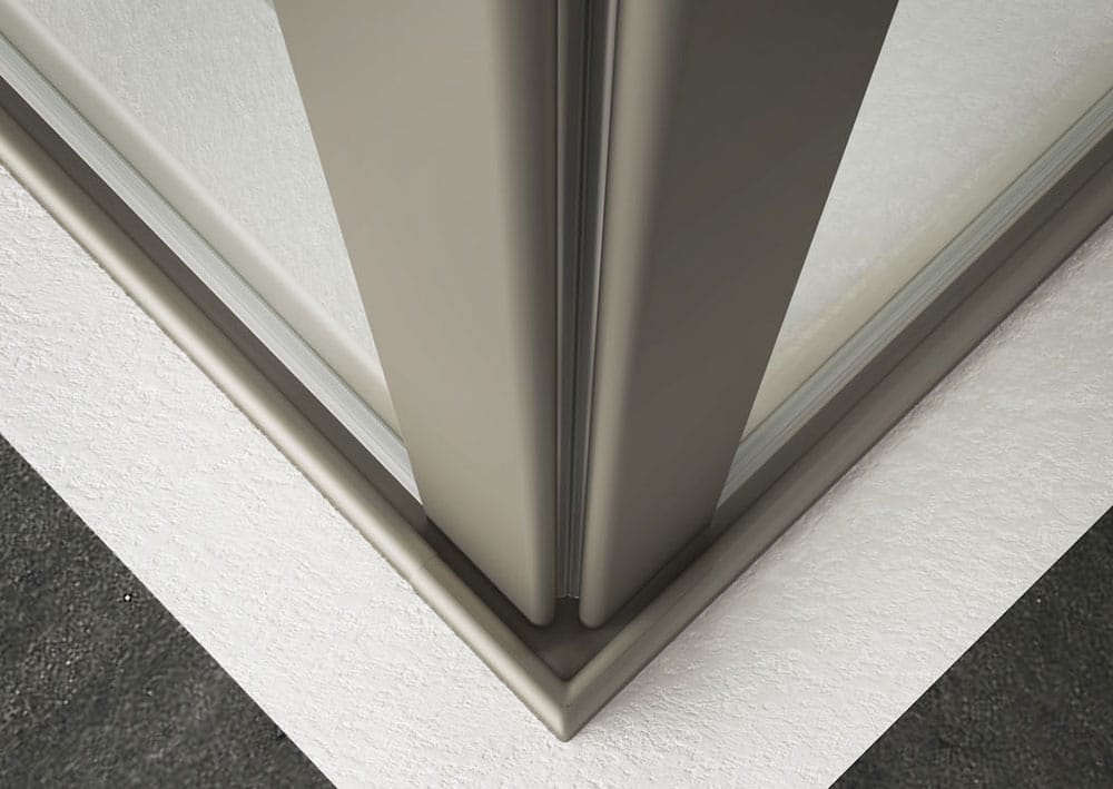 Квадратная стеклянная душевая кабина с раздвижной дверью DISENIA ARCH-00042453 - Вид №1