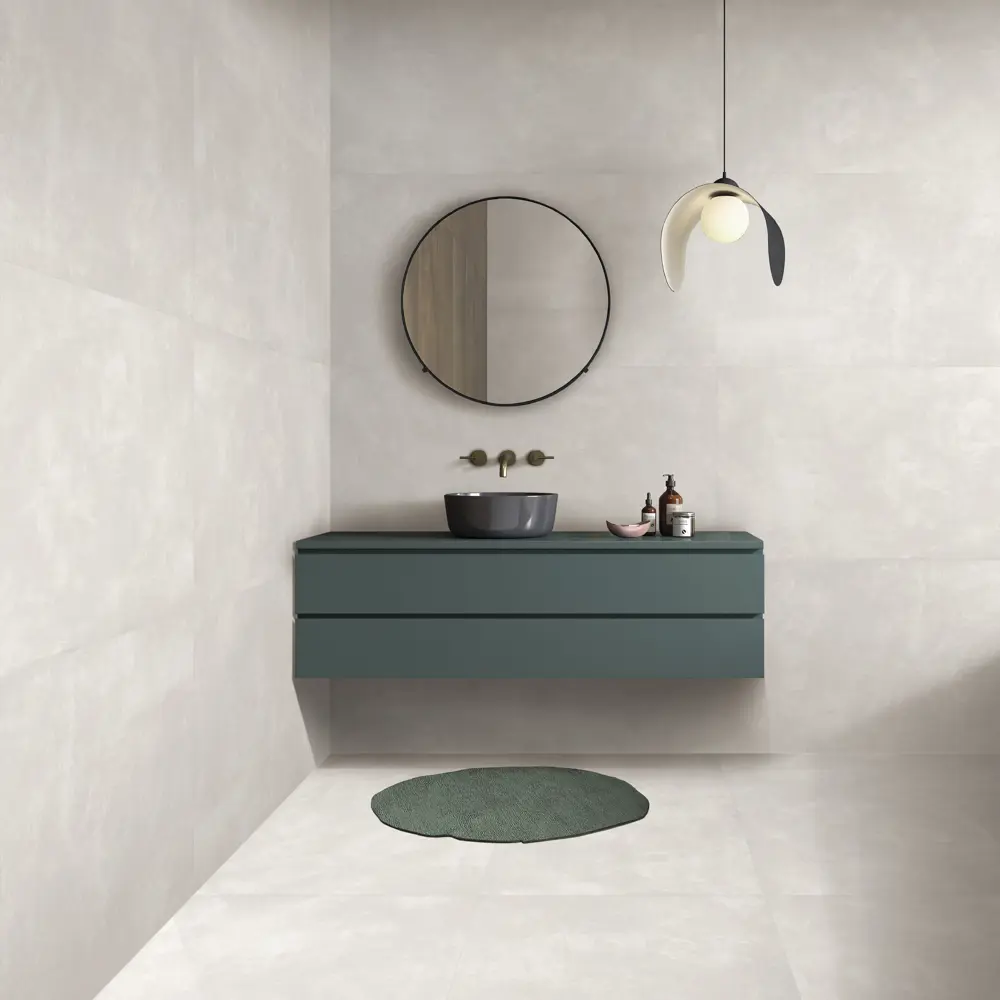 Керамогранит Arcadia Ceramica Cement Bianco 60x120 матовый 89383785 STLM-1434546
