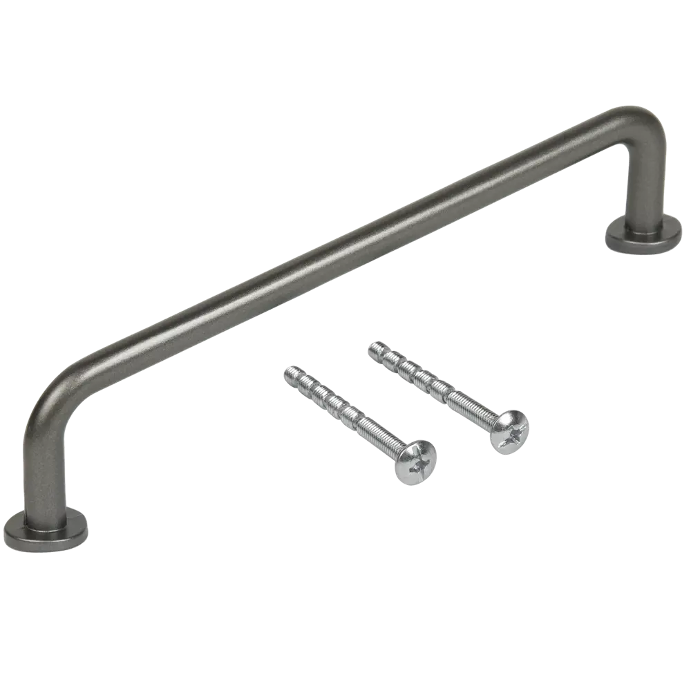 86858653 Ручка-скоба мебельная 296 128 мм цвет графит STLM-1003622 Jet  - Вид №2