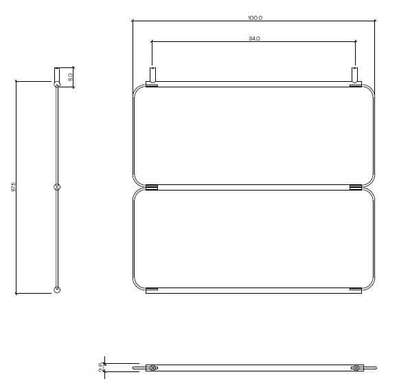 Подвесная полка Ex.T обнаженная ARCH-00074295 - Вид №5