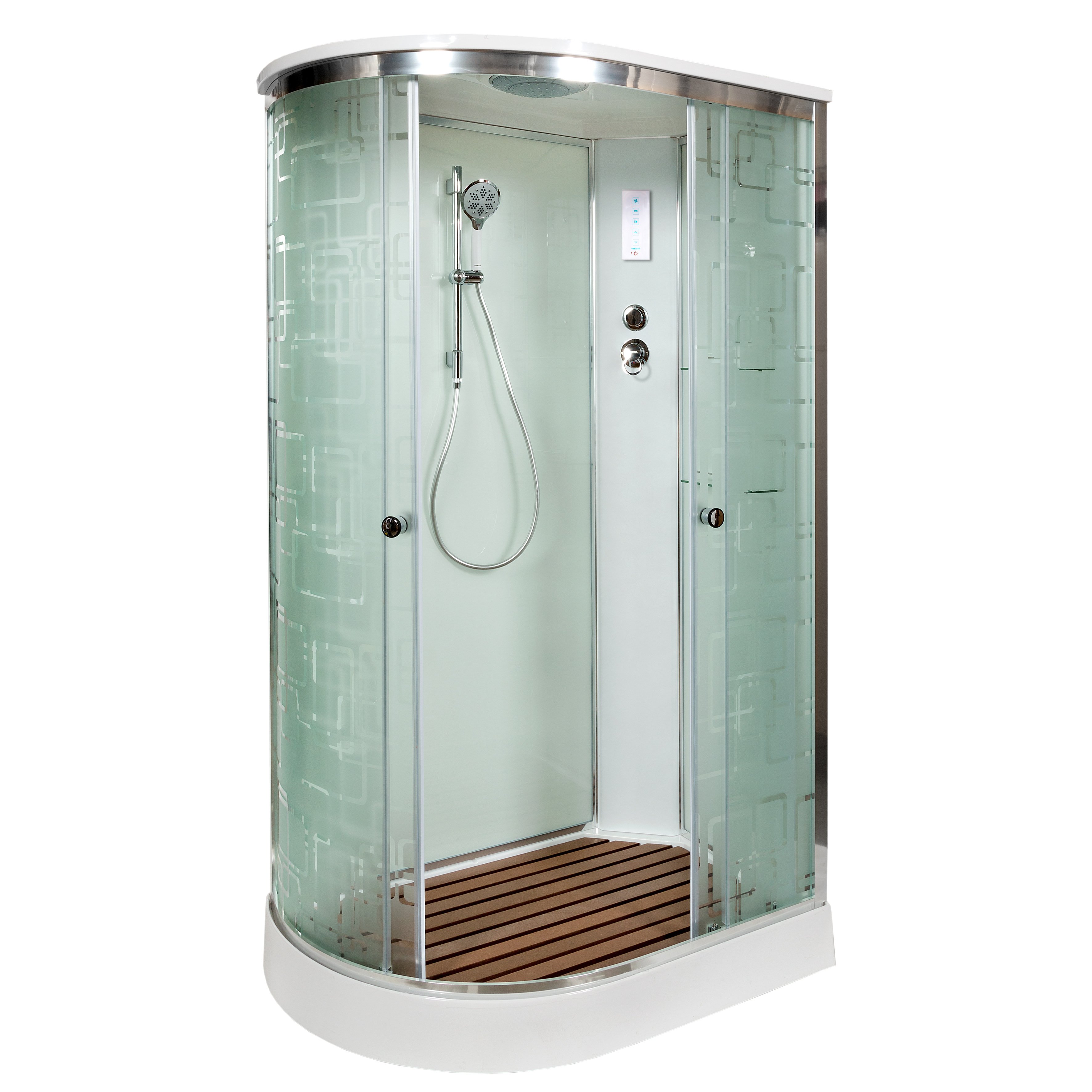 ЕМ4512 R стандартная Душевая кабина DETO Серия EM ЕМ1511 Rс электрикой (эл.) - Вид №6