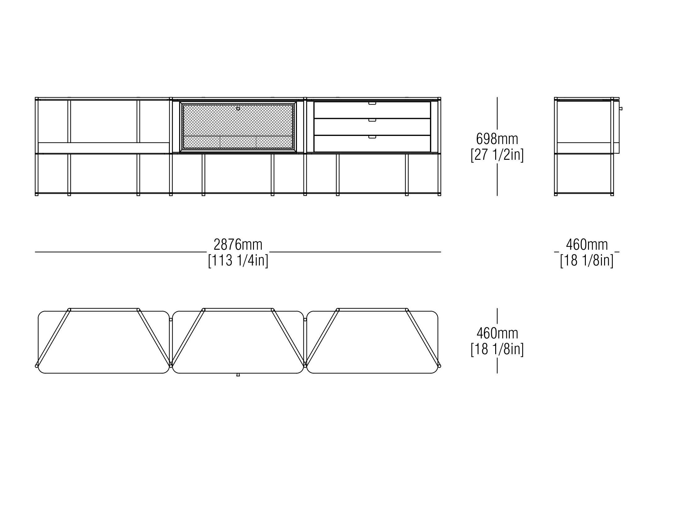 Шкаф из дерева и стекла со встроенным освещением MisuraEmme Shibuya ARCH-00001539 - Вид №3