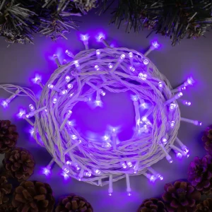 90641629 Электрогирлянда комнатная Luazon lighting 3556799 нить 10 м 100 ламп бесцветный 8 режимов работы STLM-0953965