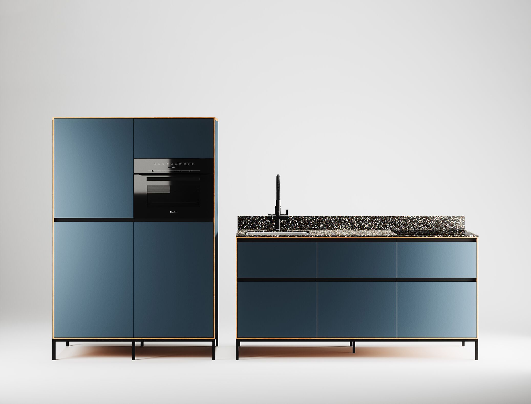 Встроенная кухня Neuvermoebelt TINY KITCHEN "OFFICE" ARCH-00079175 - Вид №2