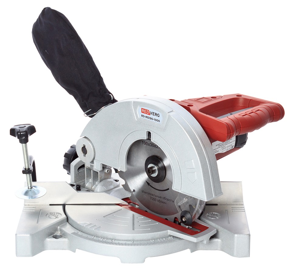 Торцовочная пила  RedVerg RD-MS190-1000 5483208 STDN-0011455 - Вид №1
