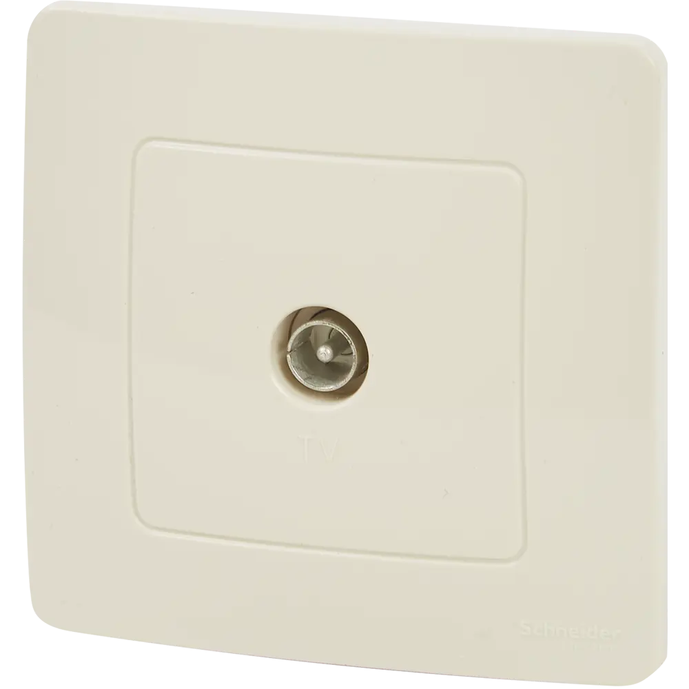 ТВ-розетка SYSTEME ELECTRIC Blanca для скрытого монтажа в бежевом цвете 84500025 Серия отсутствует STLM-0050663 - Вид №1