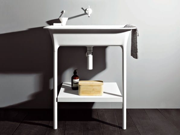 Консольный умывальник из Cristalplant® Zucchetti морфинг ARCH-00101951