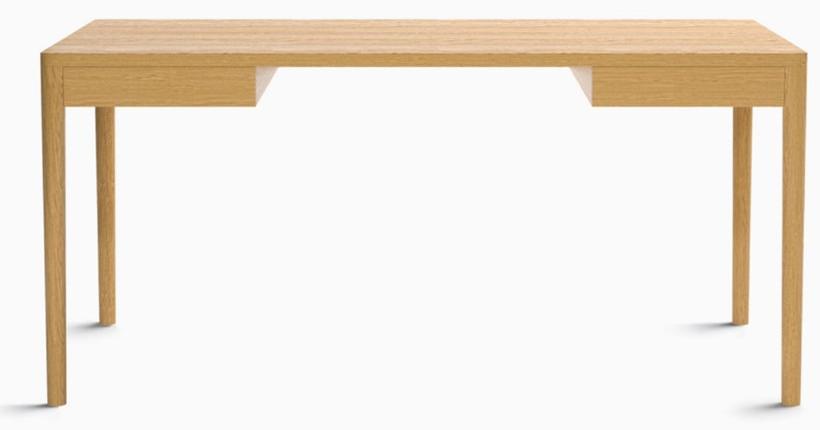 MOR DESIGN Прямоугольный стол из дуба с ящиками Front sun-id-1484214 - Вид №1