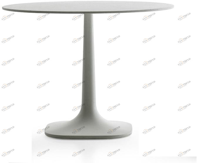 B&B Italia Outdoor Круглый садовый стол из бетона Fiore sun-id-1510807