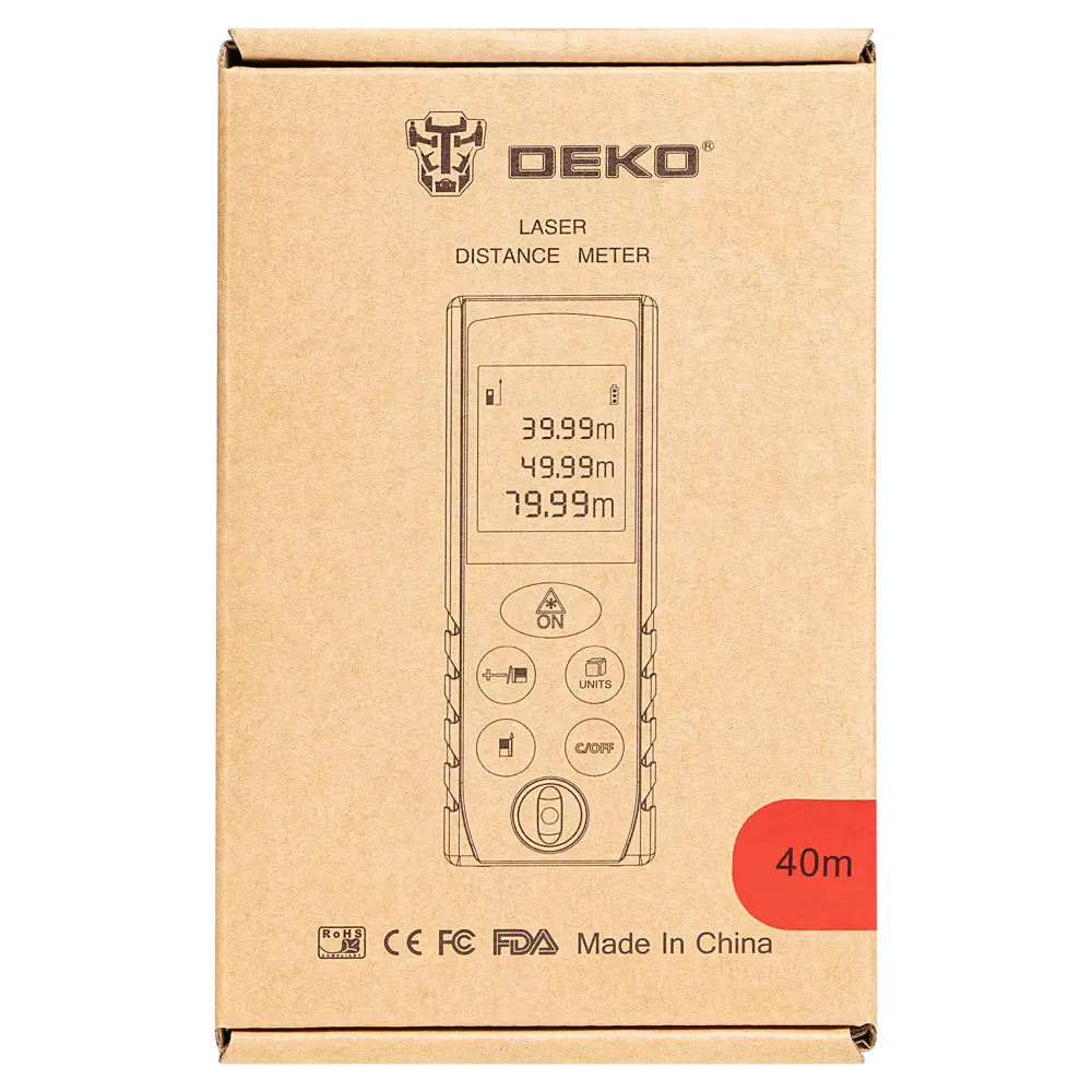 Дальномер лазерный Deko LRD110-40M, 40 м 85498765 STLM-2195215  - Вид №3