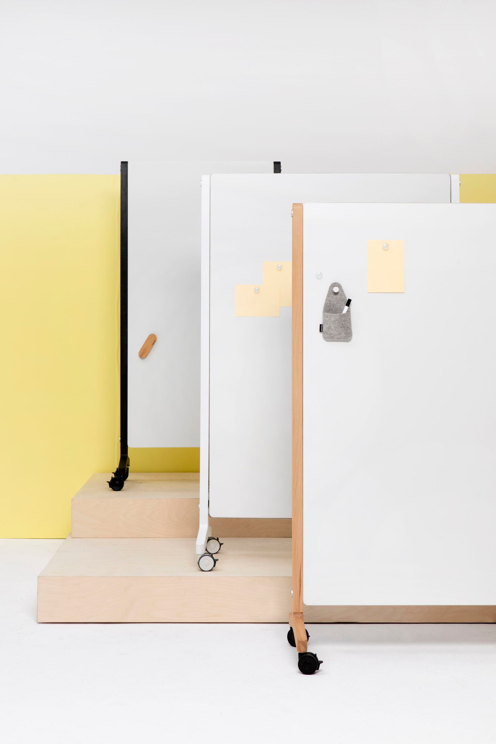 Эмалированная стальная офисная доска с колесами Cascando Round20 ARCH-00089396 - Вид №8