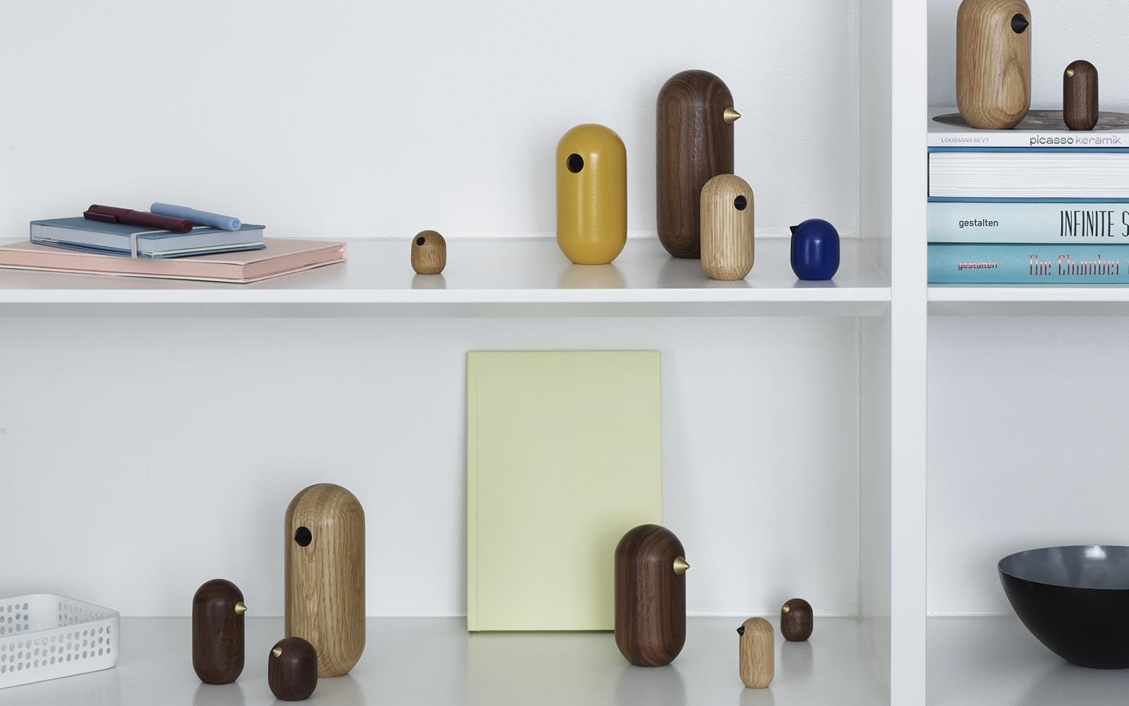 100246 Маленькая птичка 13,5 см Орех Норманн Копенгаген Normann Copenhagen  - Вид №1