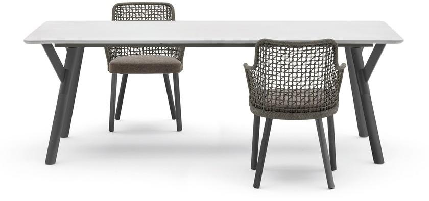 Varaschin Садовое кресло из веревки с подлокотниками Emma 236p1 - Вид №12