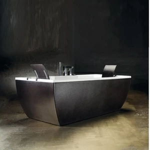 Ванна угловая Kali Metal Corten 180 см