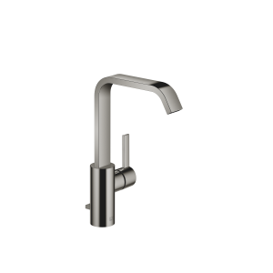 IMO Смеситель для раковины, однорычажный, с высоким изливом и донным клапаном - Темный хром