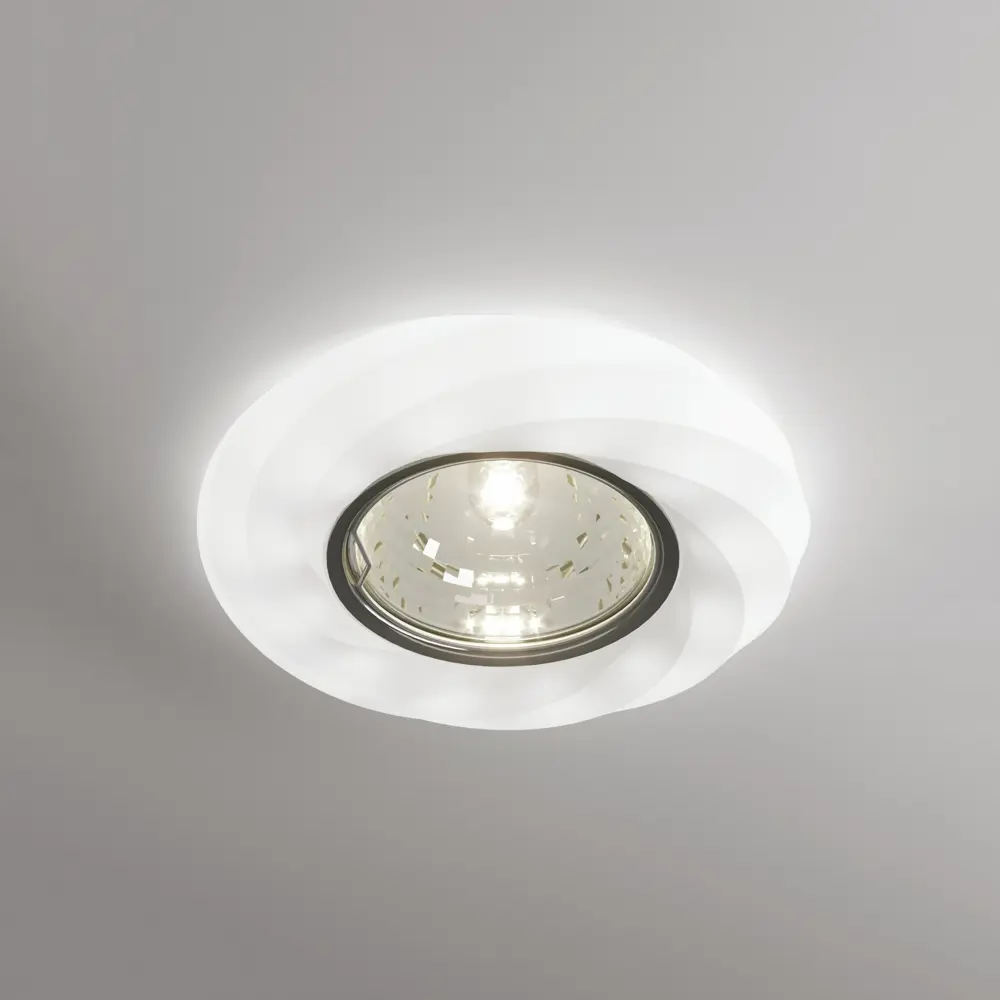 Светильник точечный встраиваемый Milano 51201 с LED-подсветкой под отверстие 60 мм, 2 м², цвет белый 82411460 STLM-2073136 ITALMAC  - Вид №2