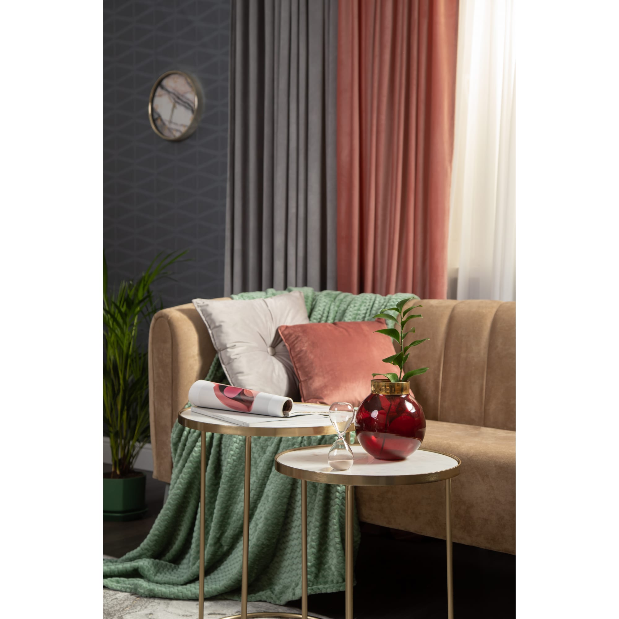 82481045 Часы настенные «» 30 см Мрамор Santreyd  - Вид №4