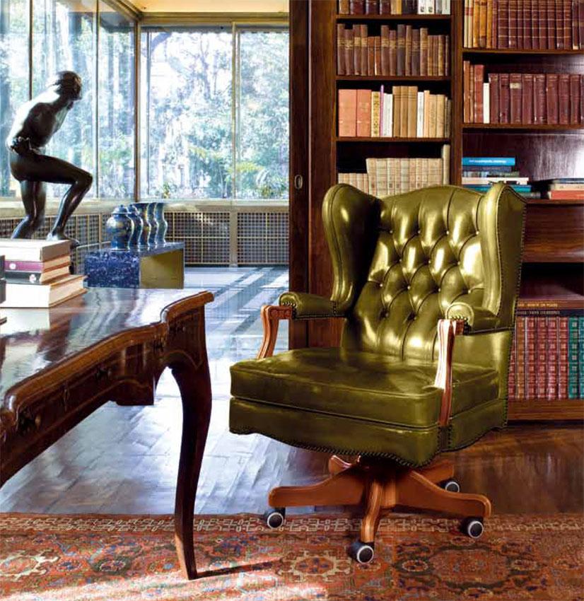 Кресло руководителя  MASCHERONI Master capitonne 