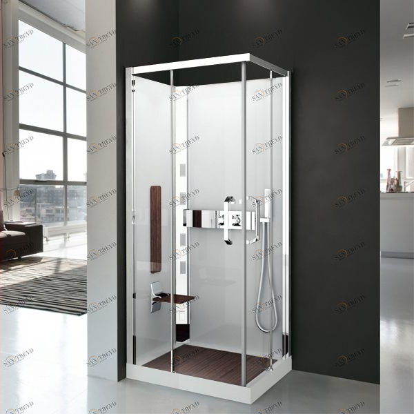 Душевая кабина NEXIS 1 A100x80 HYDRO Novellini NEXIS цвета тик, с высоким душевым поддоном NEXA109SM11KANEXA109DM11KA