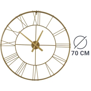 Настенные часы Atmosphera ø70 см золотые 166977B