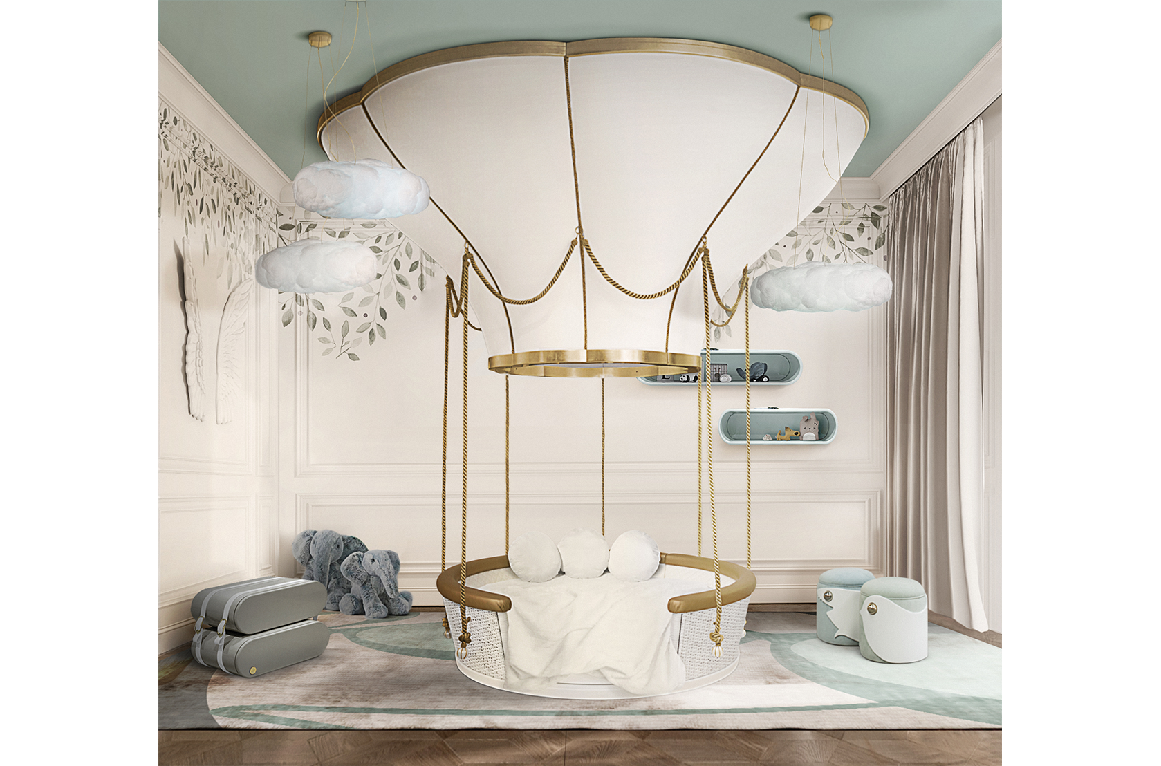 CIST641 Полки в детскую Облако Маленькое Circu  - Вид №18