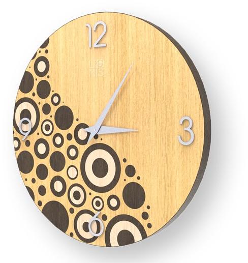 LIGNIS® Настенные часы из инкрустированного дерева Dolcevita brio 10.017 / 10.095 - Вид №1