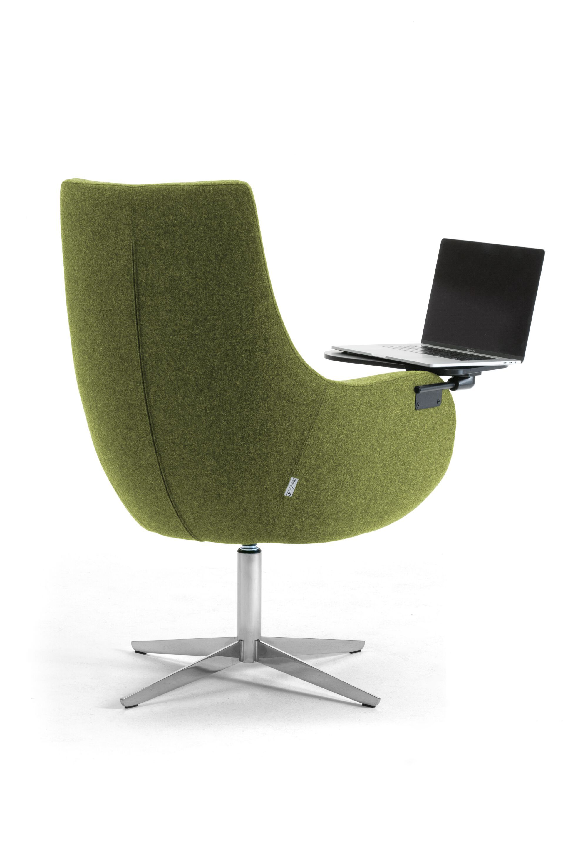 Шерстяное вращающееся кресло с откидным верхом Leyform Victoria ARCH-00011031 - Вид №5