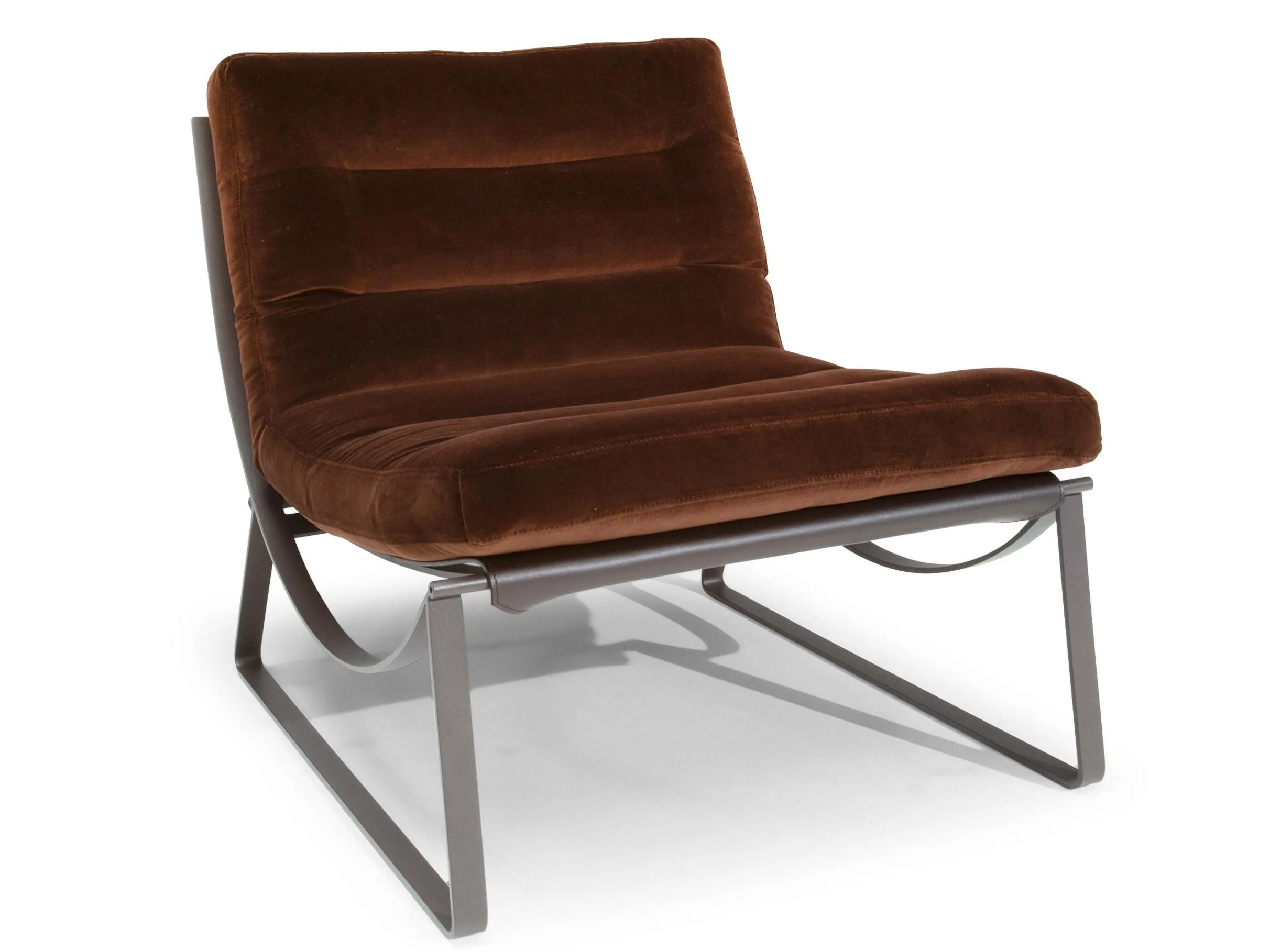 Кресло с салазками из ткани Natuzzi Italia CAMMEO ARCH-00133285