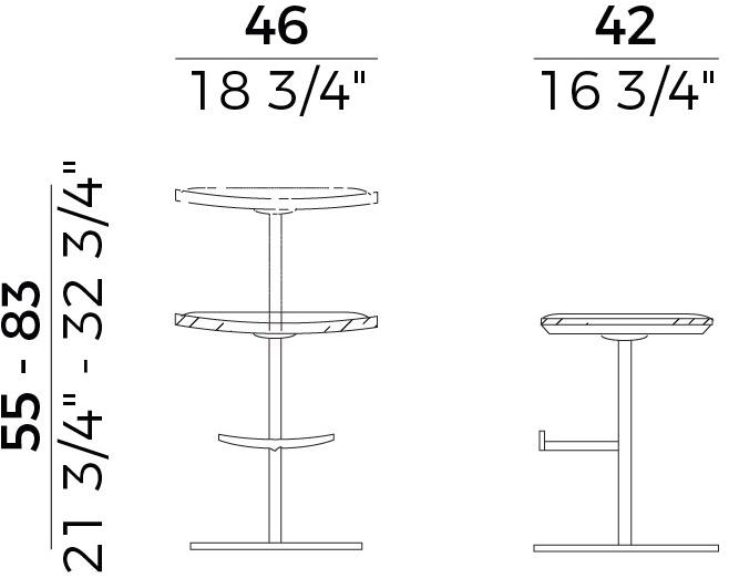 Potocco Высокий табурет Bon ton 770/a-gas - Вид №7