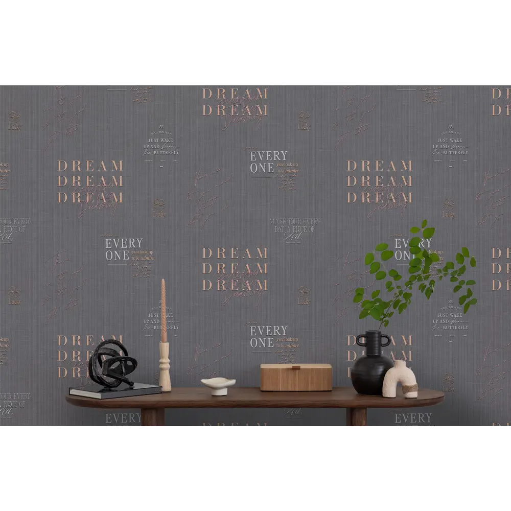 Обои флизелиновые Victoria Stenova Dream темно-серые 1.06 м VS585248 89445882 STLM-2061718 - Вид №3