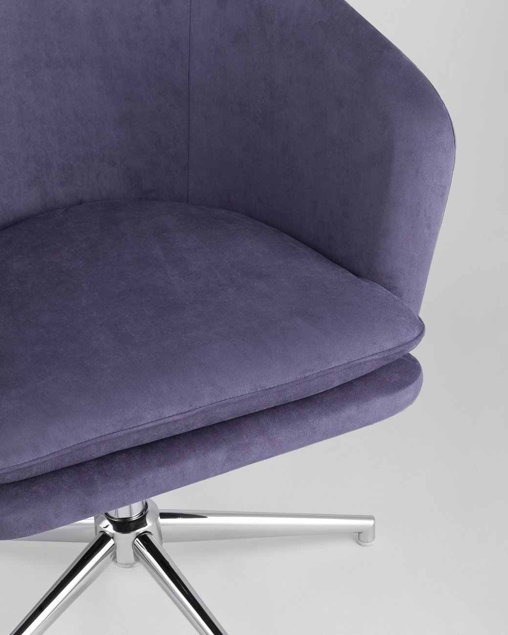 Кресло с мягкими подлокотниками регулируемое синее "Харис" STOOL GROUP ДИЗАЙНЕРСКИЕ 00-3881864 Синий  - Вид №7