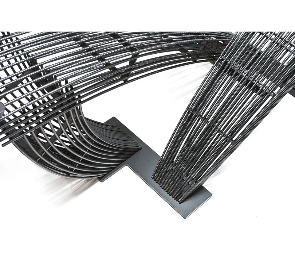 Прямоугольный стол из стали и хрусталя Cattelan italia HYSTRIX ARCH-00042127 - Вид №1