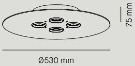 Milan Iluminacion Точечный светильник круглой формы из ясеня  6711  - Вид №2