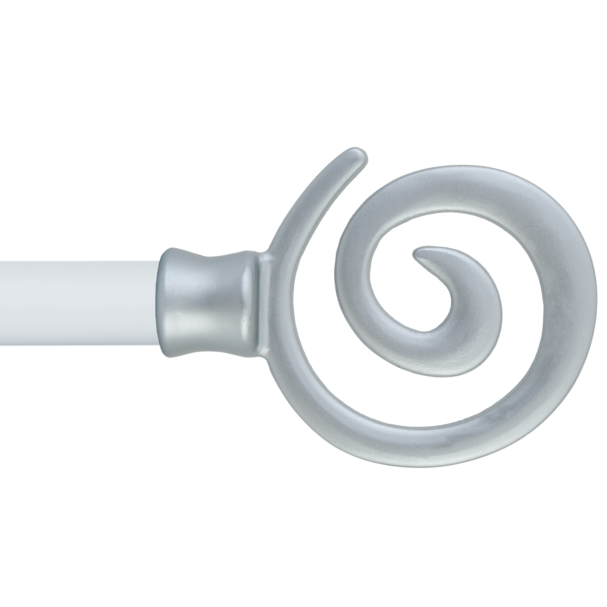 Декоративный наконечник ORBIS Вихрь для карнизов серебристый 86015689 STLM-0066211 - Вид №1