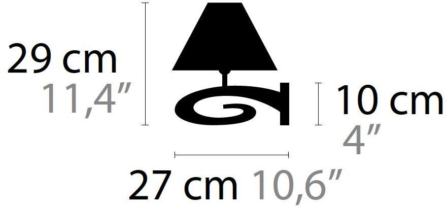 ILFARI Бра из металла с фиксированным кронштейном Lazy sunday 11470/11471/11474 - Вид №7