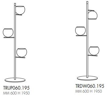 BLOSS Подставка для вазы из металла Globe sun-id-1447772 - Вид №7
